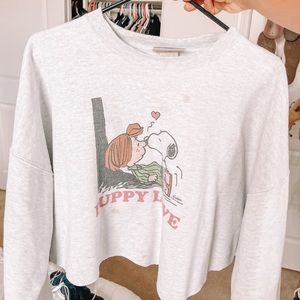 Vintage Snoopy Puppy Love Crew Neck XL